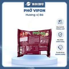 VIFON - Phở Vifon hương vị Bò, Vifon phở bò Vifon Phở ăn liền Vifon Phở thịt bò Vifon, Phở gói ăn liền - 65g/gói - 00169
