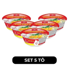 VIFON - Phở Vifon tô có gói thịt thật vị Gà, phở gà tô Vifon, phở Vifon tô ăn liền, phở tô Vifon - 120g/tô - 00175