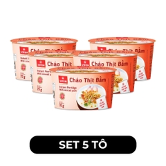 VIFON - Cháo Vifon tô có gói thịt thật vị Thịt bằm, Cháo thịt bằm tô Vifon, Cháo Vifon tô ăn liền - 70g/tô - 00498