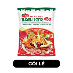 VINACATY - VINACATY - Mì ăn liền thanh long đỏ Caty hương vị Lẩu tôm - Sườn heo chua cay, Mì tôm thanh long Caty - 70g/gói - 00568