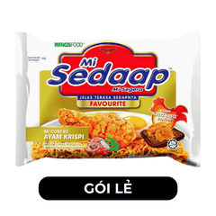 SEDAAP - Mì trộn Sedaap hương vị gà rán không cay - Sedaap vị gà rán không cay, Mì vị gà rán không cay Sedaap, Mì trộn Sedaap vị gà rán không cay, Mì trộn vị gà rán không cay Sedaap, Mì trộn cay Sedaap - 90g/gói - 00285