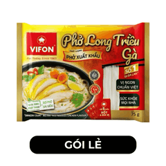 VIFON - Phở Long Triều hương vị Gà - Phở gà gói Vifon, Phở xuất khẩu, Phở Long Triều - 75g/gói - 00507