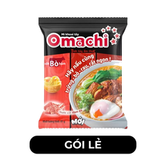 MASAN - Mì khoai tây Omachi hương vị Xốt Bò Hầm, Mì Omachi sốt bò hầm ăn liền, Mì Omachi gói - 80g/gói - 00114