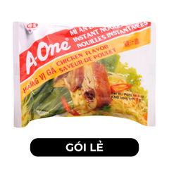 A ONE - Mì A-One gói hương vị Gà, Mì Gà A-One, Mì ăn liền A-One vị Gà, Mì Aone ăn liền, Mì gói A-One - 85g/gói - 00516