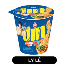 OTTOGI - Mì ly Jin hương vị Không cay, Mì Không cay Jin ly, Mì ly Jin Không cay, Mì ly Ottogi ăn liền - 65g/ly - 00195