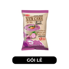 ACECOOK - Canh ăn liền Kanli hương vị Canh khoai mỡ nấu tôm, Viên canh khoai mỡ Kanli, Canh Acecook - 10g/gói - 00762