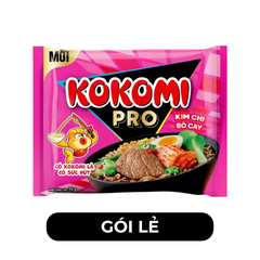 MASAN - Mì Kokomi Pro Kim chi bò cay, Mì Kokomi Pro hương vị Kim chi bò cay, Mì kim chi bò cay Kokomi Pro - 75g/gói - 00520
