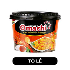 MASAN - Omachi tô trộn hương vị Xốt tôm phô mai trứng muối - Mì tô trộn trứng muối, Omachi tô trứng muối - 105g/tô - 00103