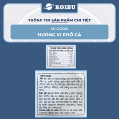 ACECOOK - Mì Good sợi phở hương vị Phở gà, Mì sợi phở Good vị phở gà, Mì Good phở gà sợi dẹt  - 68g/gói - 00892