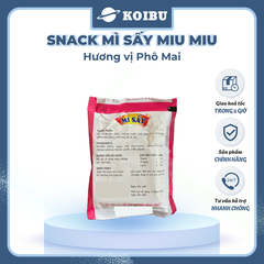 HONG HUNG - Mì sấy Miu Miu hương vị Phô mai, Snack mì MiuMiu phô mai ăn liền, Mì trẻ em Miu Miu - 20g/gói - 00071