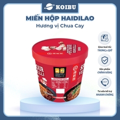 YIHAI - Miến hộp Haidilao hương vị Chua cay, Haidilao miến Chua cay Haidilao hộp, Miến Haidiao ăn liền - 127g/hộp - 00819