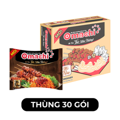 MASAN - Mì Omachi gói trộn hương vị thịt xiên nướng - Mì gói trộn Omachi, Omachi mì gói trộn, mì trộn, mì Omachi trộn, mì trộn Omachi, mì trộn vị thịt xiên nướng Omachi, Omachi mì trộn vị thịt xiên nướng, mì Omachi trộn vị thịt xiên nướng - 82g/gói - 00484