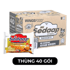 SEDAAP - Mì trộn Sedaap hương vị gà rán không cay - Sedaap vị gà rán không cay, Mì vị gà rán không cay Sedaap, Mì trộn Sedaap vị gà rán không cay, Mì trộn vị gà rán không cay Sedaap, Mì trộn cay Sedaap - 90g/gói - 00285