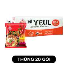 OTTOGI - Mì nấu Ottogi hương vị Yeul cay, Mì Yeul cay Ottogi, Mì cay Yeul Ottogi, Mì Otogi Yeul cay - 120/gói - 00456