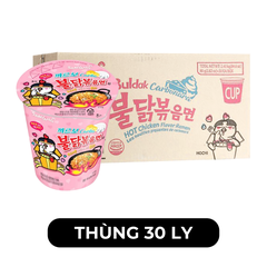 SAMYANG - Mì ly khô gà cay Samyang hương vị Gà Cay Carbonara, Mì ly gà cay Samyang Carbonara Hàn Quốc - 80g/ly - 00412