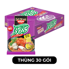 NISSIN - Mì Không Chiên 365 hương vị Lẩu Thái Hải Sản - Mì không chiên 365/ Mì gói 365/ Mì Healthy 365/Mì ăn liền Ba Sáu Năm - 68g/gói - 00365