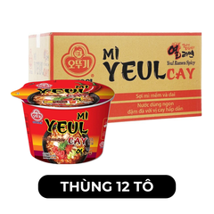 OTTOGI - Mì tô Ottogi hương vị Yeul cay, Ottogi mì tô Yeul cay Ottogi, Mì Yeul cay Ottogi Hàn Quốc - 105g/tô - 00408