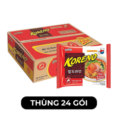 PALDO - Mì Koreno hương vị Kim chi, Mì Koreno kim chi Hàn Quốc, Mì kim chi Koreno Hàn Quốc ăn liền - 100g/gói - 00399