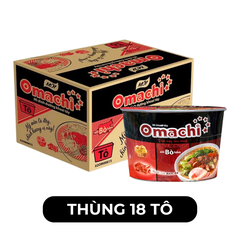 MASAN - Mì tô khoai tây Omachi hương vị Xốt Bò Hầm, Mì Omachi Xốt bò hầm tô, Mì khoai tây Omachi tô - 93g/tô - 00105