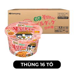 SAMYANG FOOD - Mì tô khô Samyang hương vị Gà cay hoa hồng, Mì tô Samyang gà cay Rose Hàn Quốc, Mì Hàn Quốc - 105g/tô - 00409