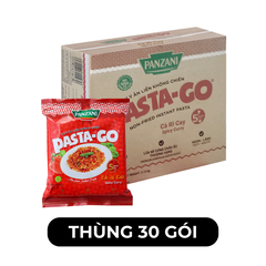 PANZANI - Mì Ý ăn liền không chiên Pasta-go hương vị Cà ri cay, Mì Ý cà ri cay ăn liền Pasta go - 105g/gói - 00626