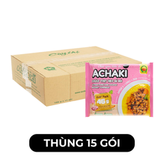 CÂY THỊ - Cháo Achaki hương vị Thịt heo bí đỏ, Cháo Cây Thị thịt heo bí đỏ ăn liền, Cháo ăn liền - 72g/gói - 00636