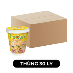 NFC - Súp ly I-Soup Huups! hương vị Nấm yến mạch, Isoup Huups súp ăn liền Isoup Huups ly, Súp I-Soup ly - 24g/ly - 00679
