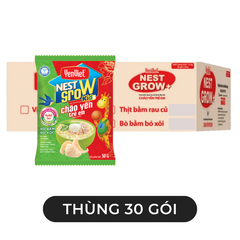 YENVIET - Cháo Yến trẻ em YenViet Nest Grow hương vị Bò bằm bó xôi, Cháo yến bò bằm Yến Việt Nest Grow - 50g/gói - 00597
