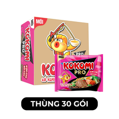 MASAN - Mì Kokomi Pro Kim chi bò cay, Mì Kokomi Pro hương vị Kim chi bò cay, Mì kim chi bò cay Kokomi Pro - 75g/gói - 00520