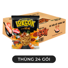 WORLD SPICE - Mì trộn LókCók hương vị Bò né, Mì trộn bò né LokCok, Mì trộn LokCok bò né ăn liền - 100g/gói - 00754