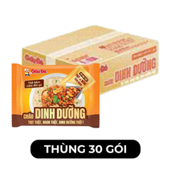 ASIAFOODS - Cháo Gấu đỏ (có gói thịt hầm thật) hương vị Thịt bằm nấm đùi gà, Cháo ăn liền Gấu đỏ - 74g/gói - 00665