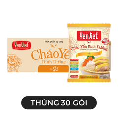 YENVIET - Cháo yến dinh dưỡng YenViet hương vị Gà, Cháo yến thịt gà Yến Việt, Cháo gà YenViet ăn liền - 50g/gói - 00600