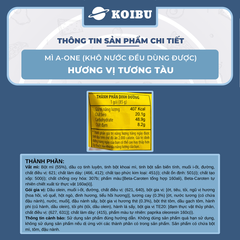 SAIGON VE WONG - Mì A-One hương vị Tương tàu, Mì trộn tương tàu A One, Mì tương tàu Aone - 85g/gói - 00775