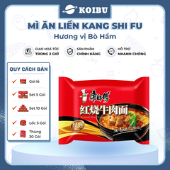 KANG SHI FU - Mì Kang Shi Fu hương vị Bò hầm, Mì Kang Shi Fu ăn liền, Mì ăn liền Trung Hoa - 106g/gói - 00746