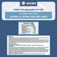OTOKI - Mì trộn Otoki Mini hương vị Tương đen Bắc Kinh, Mì Tương đen Bắc Kinh Ottogi Mini ăn liền - 83g/gói - 00818