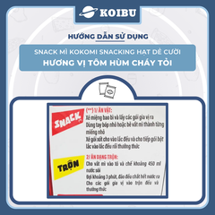 MASAN - Snack mì Kokomi Snacking hương vị Tôm hùm cháy tỏi, Kokomi Snacking Tôm hùm cháy tỏi ăn liền  - 70g/gói - 00897