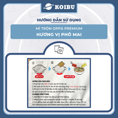 OTOKI - Mì trộn Oppa Premium hương vị phô mai, Oppa mì trộn phô mai Oppa Premium, Mì Oppa Hàn Quốc - 113g/gói - 00823