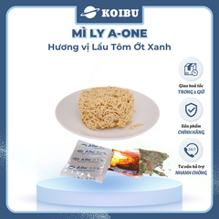 SAIGON VE WONG - Mì ly A-One hương vị Lẩu tôm ớt xanh - 65g/ly - 00861