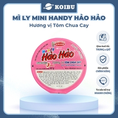 ACECOOK - Mì ly Mini Handy Hảo Hảo hương vị Tôm chua cay, Mì ly Tôm chua cay Hảo Hảo Mini Handy - 47g/ly - 00021