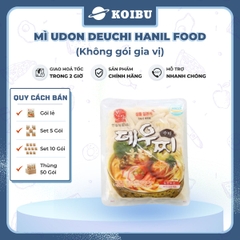 HANIL FOOD - Mì Udon Deuchi Hanil Food (không gói gia vị), Mì Udon không gia vị, Udon Hàn Quốc - 200g/gói - 00828