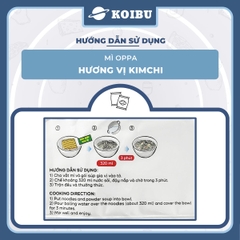 OTOKI - Mì Oppa hương vị Kim chi, Oppa Mì kim chi Oppa, Mì kim chi Hàn Quốc, Mì Oppa Hàn Quốc ăn liền - 65g/gói - 00072