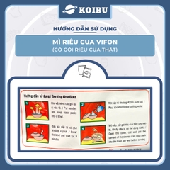 VIFON - Mì Vifon hương vị Riêu cua (có gói riêu cua thật), Vifon mì riêu cua Vifon, Mì Vifon riêu cua - 00812