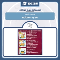 VIFON - Phở Vifon hương vị Bò, Vifon phở bò Vifon Phở ăn liền Vifon Phở thịt bò Vifon, Phở gói ăn liền - 65g/gói - 00169