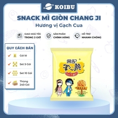 MENGZHOU - Snack mì giòn Chang Ji hương vị Gạch cua, Snack mì gạch cua Chang Ji, Mì Trung Quốc gói - 26g/gói - 00500