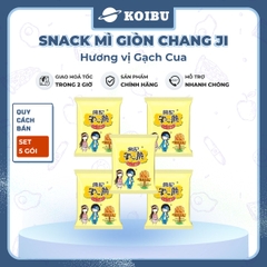 MENGZHOU - Snack mì giòn Chang Ji hương vị Gạch cua, Snack mì gạch cua Chang Ji, Mì Trung Quốc gói - 26g/gói - 00500