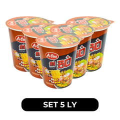 A ONE - Mì ly A-One Bò, Mì ly A One Bò, Mì ly Aone Bò, Mì Aone ly, Mì A-One ly, Mì A One ly ăn liền - 65g/ly - 00225