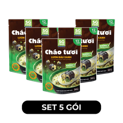 SG FOOD - Cháo tươi SG Food hương vị Lươn đậu xanh, Cháo tươi lươn đậu xanh ăn liền SG Food - 240g/gói - 00633