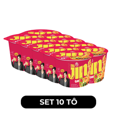 OTTOGI - Mì tô Jin hương vị Cay, Mì Cay Jin tô, Mì tô Jin Cay, Mì tô Hàn Quốc, Mì tô Ottogi ăn liền - 110g/tô - 00034