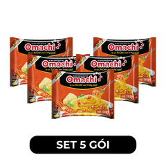 MASAN - Mì trộn Omachi hương vị Tôm phô mai trứng muối, Mì trộn Tôm phô mai trứng muối Omachi -  92g/gói - 00063
