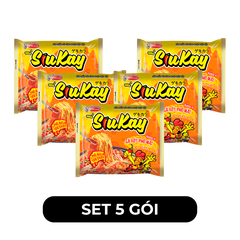 ACECOOK - Mì Siukay hương vị gà cay phô mai - 129g/gói - 00039